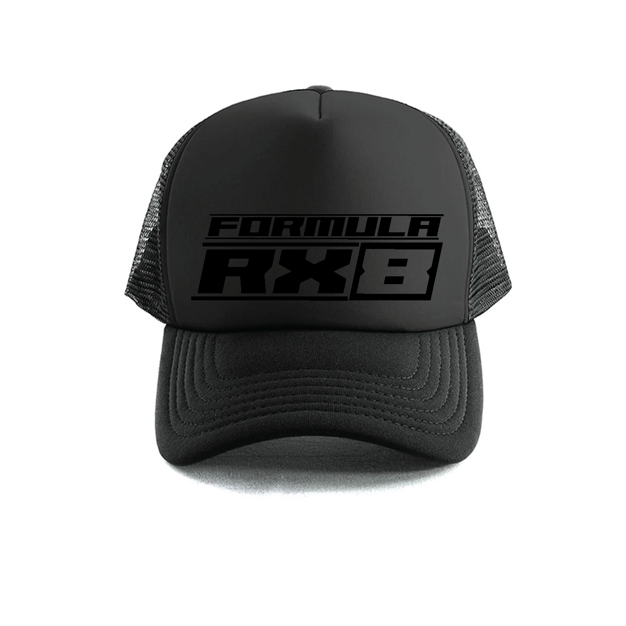 Formula RX8 Trucker Cap - Black/Black