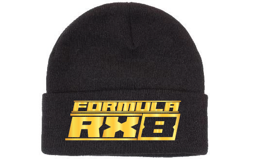 Formula RX8 Beanie - Black/Gold