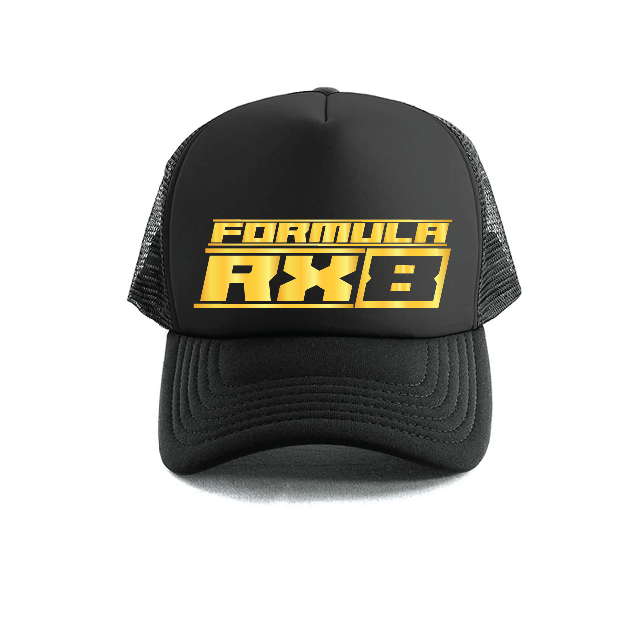 Formula RX8 Trucker Cap - Black/Gold