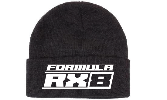 Formula RX8 Beanie - Black/White