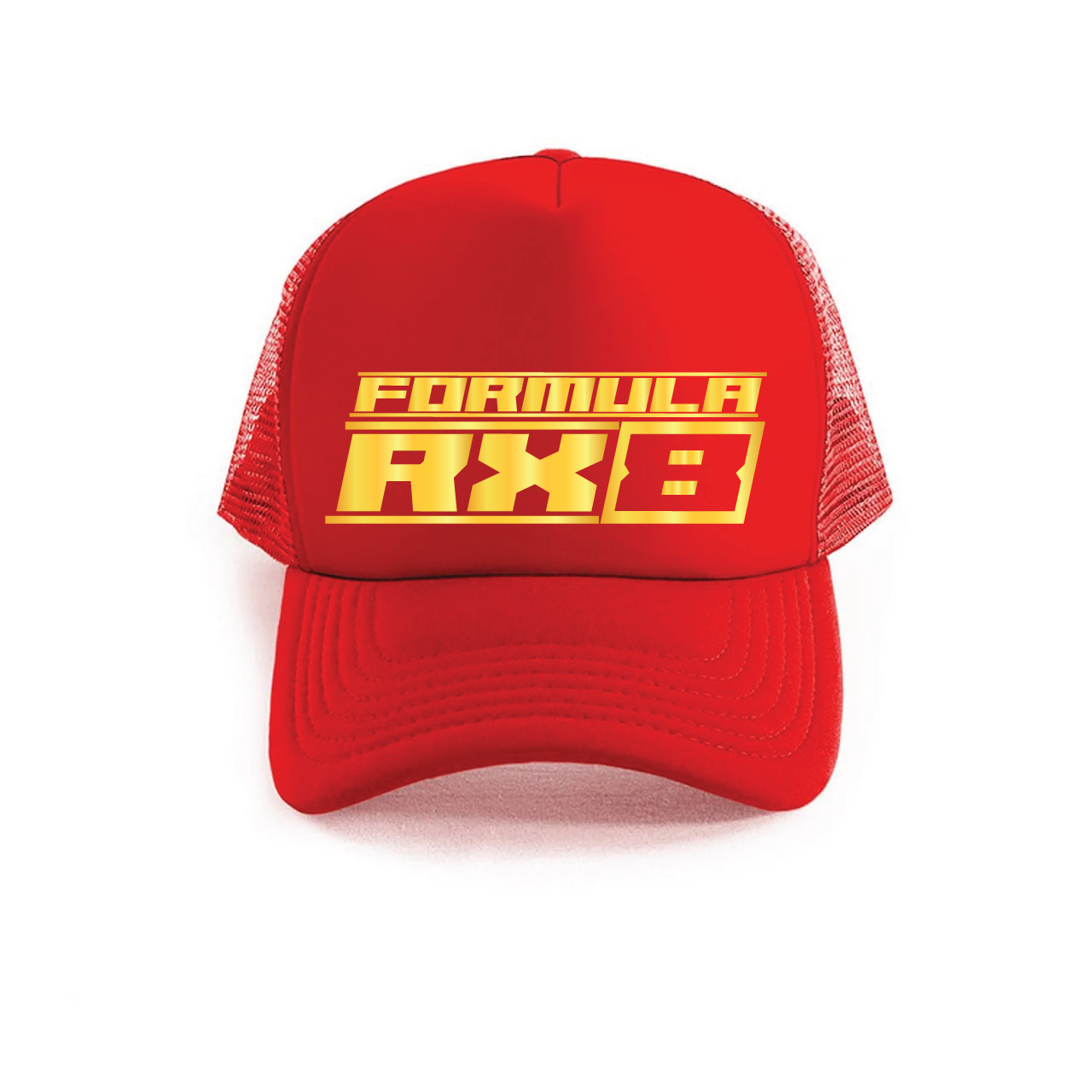 Formula RX8 Trucker Cap - Red/Gold