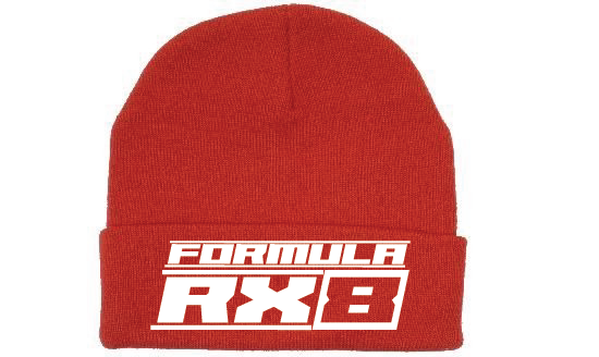 Formula RX8 Beanie - Red/White