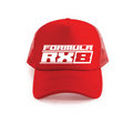 Formula RX8 Trucker Cap - Red/White