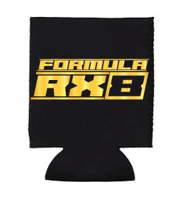 Formula RX8 Stubby Cooler - Black/Gold